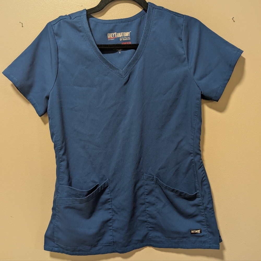 ✨ 5 For $50 Grey's Anatomy Women's‎ Short Sleeve Scrub Top Size S
